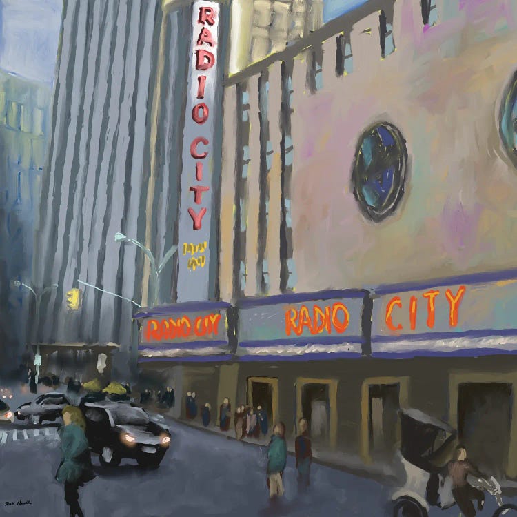 Radio City by Rick Novak wall art