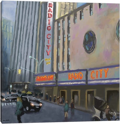 Radio City Canvas Art Print