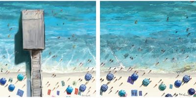 Beaches Diptych II