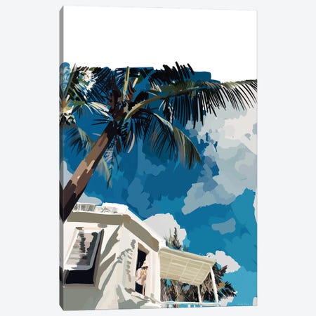 Tropical Overlook Canvas Print #NOY103} by Amelia Noyes Canvas Art