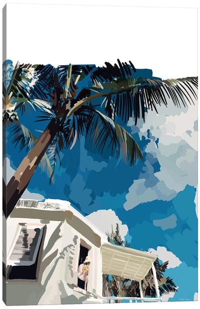 Tropical Overlook Canvas Art Print - Amelia Noyes
