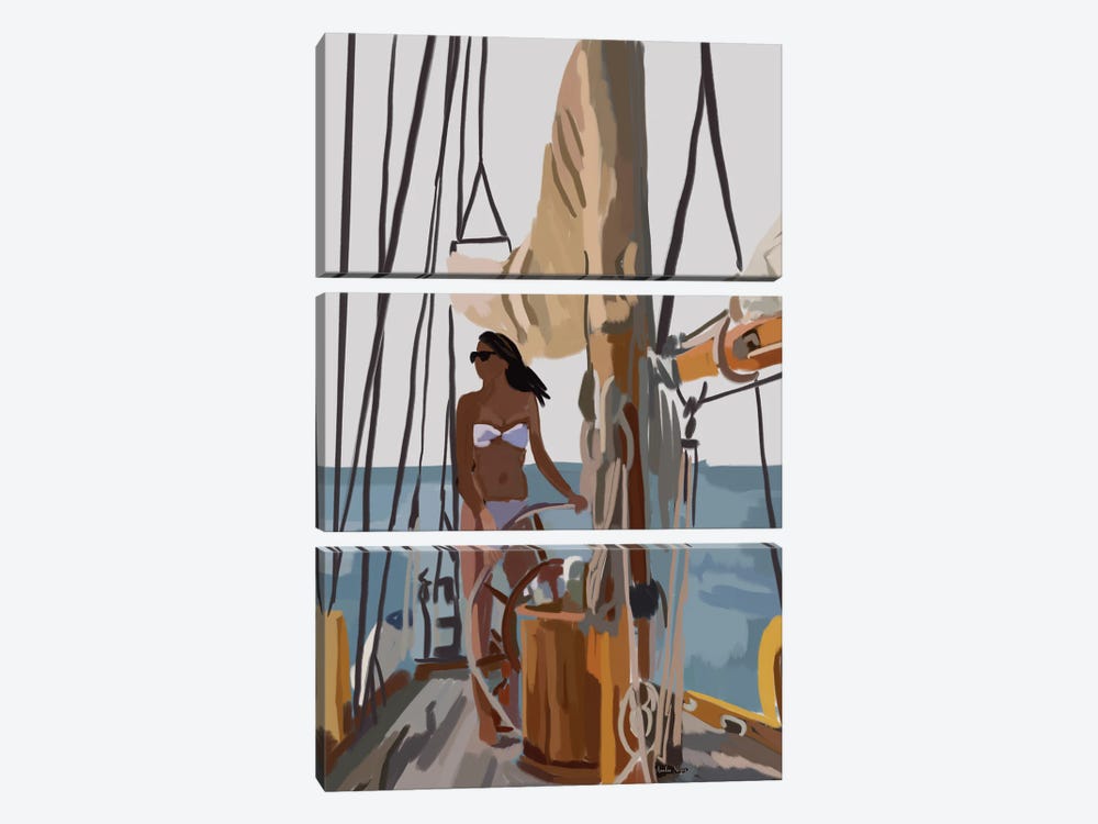 Boat Life by Amelia Noyes 3-piece Canvas Print