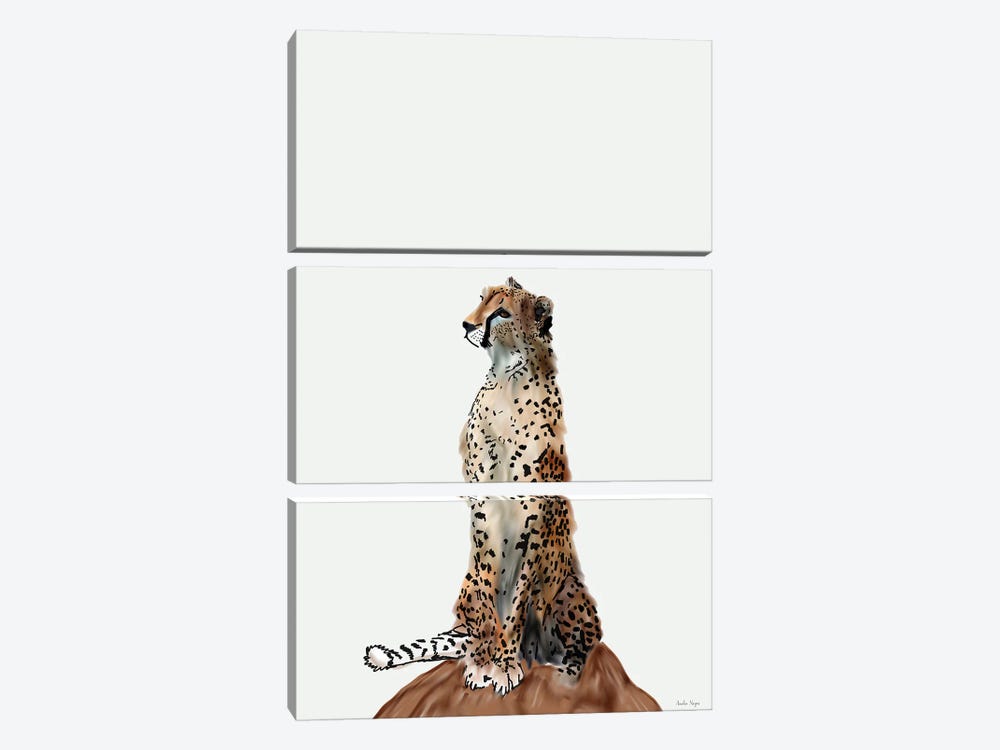Cheetah II by Amelia Noyes 3-piece Art Print
