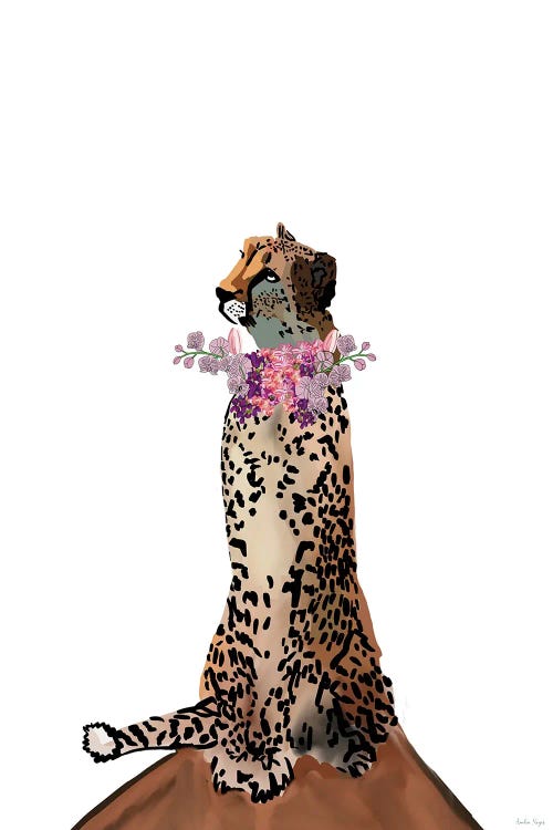 Cheetah Flowers by Amelia Noyes wall art