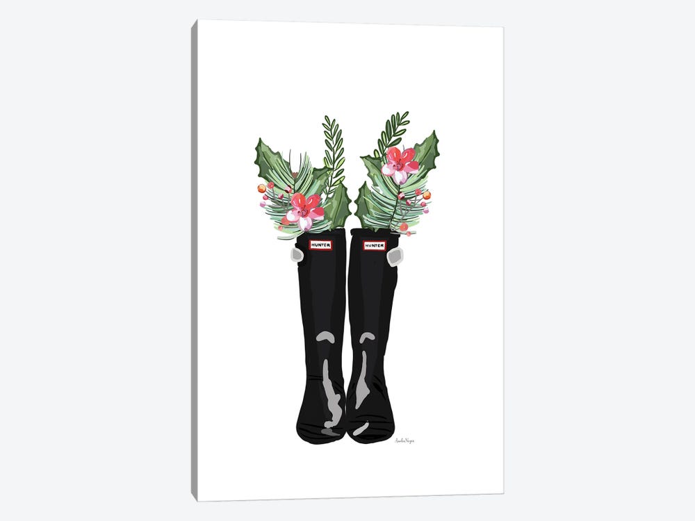 Christmas Boots by Amelia Noyes 1-piece Art Print