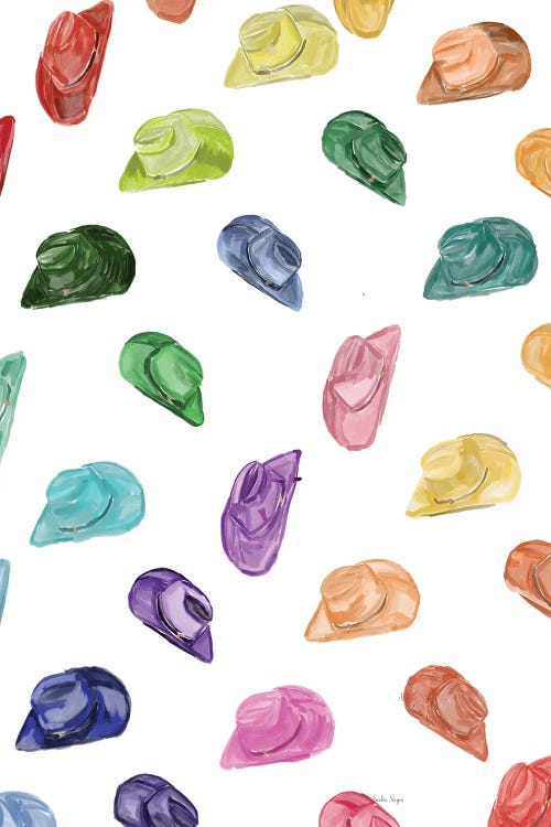 Cowboy Hats by Amelia Noyes wall art