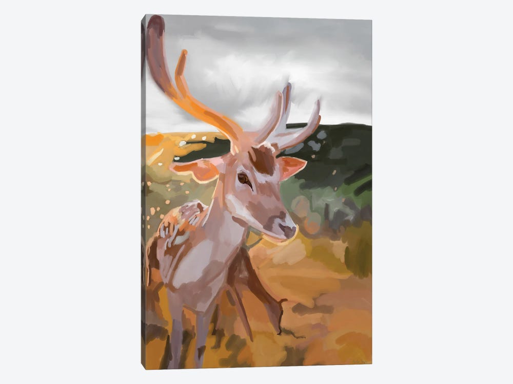 Deer by Amelia Noyes 1-piece Canvas Art Print