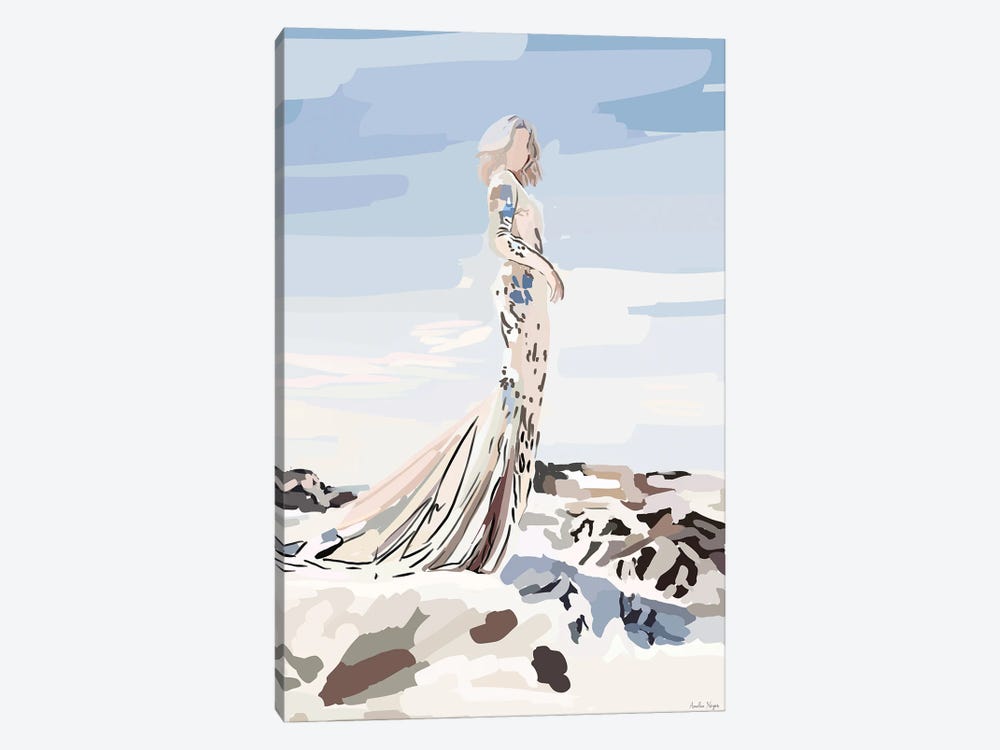Fashion Ocean Girl by Amelia Noyes 1-piece Canvas Art Print