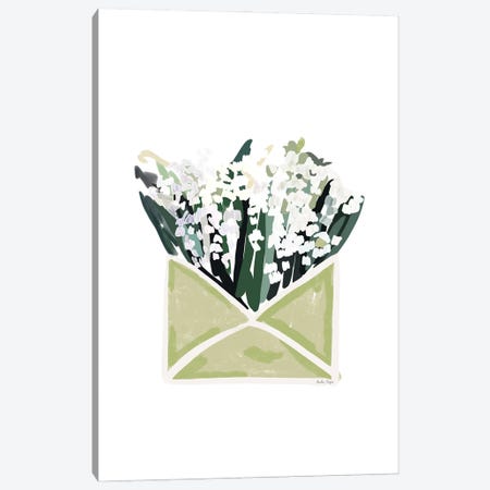 Flower Envelope Canvas Print #NOY48} by Amelia Noyes Art Print