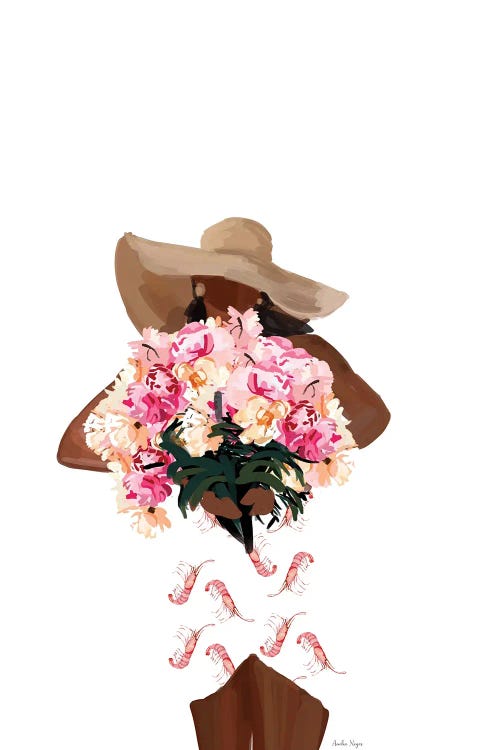 Flower Fashionista by Amelia Noyes wall art