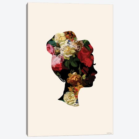 Flower Head I Canvas Print #NOY50} by Amelia Noyes Canvas Artwork