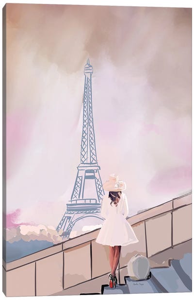 France Canvas Art Print - Stairs & Staircases