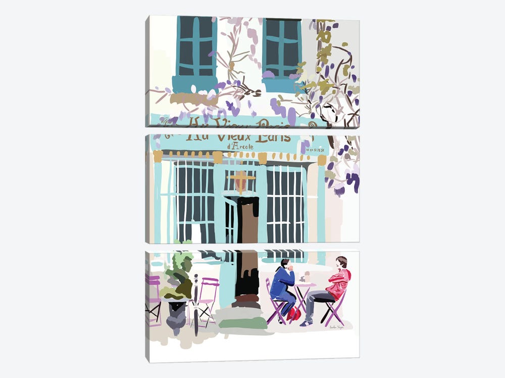 French Cafe by Amelia Noyes 3-piece Art Print