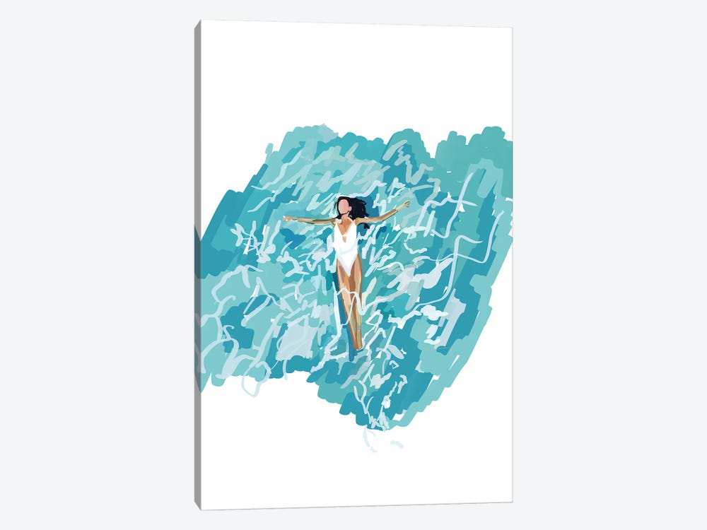 Girl Floating by Amelia Noyes 1-piece Art Print