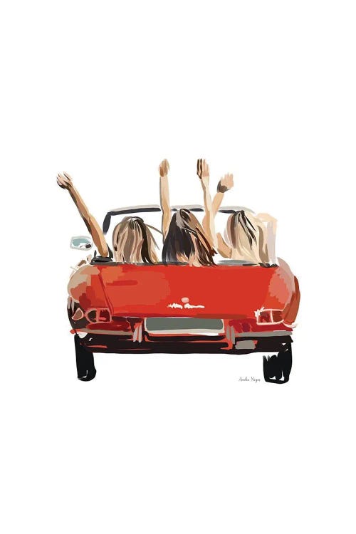 Girlfriends Car by Amelia Noyes wall art