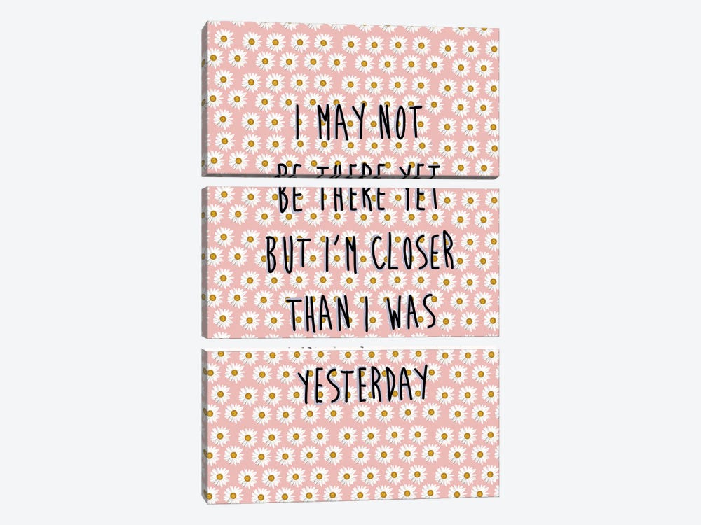 I May Not Be Closer by Amelia Noyes 3-piece Canvas Wall Art