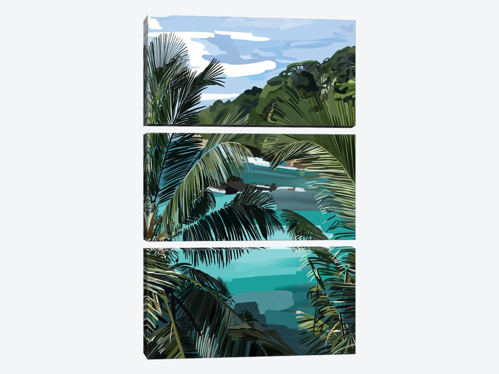 Palms by Amelia Noyes 3-piece Canvas Art Print