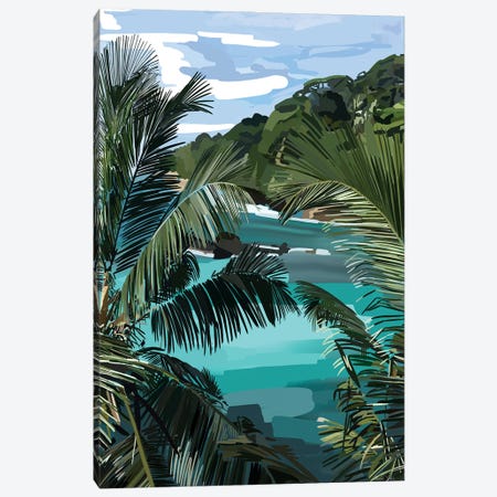 Palms Canvas Print #NOY75} by Amelia Noyes Canvas Art Print
