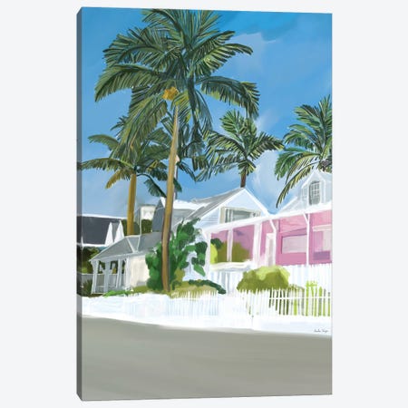 Palmtree Overlook Canvas Print #NOY76} by Amelia Noyes Canvas Art Print