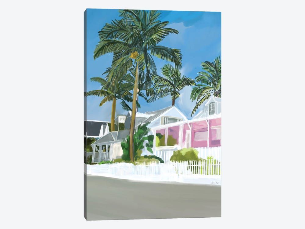 Palmtree Overlook by Amelia Noyes 1-piece Canvas Artwork