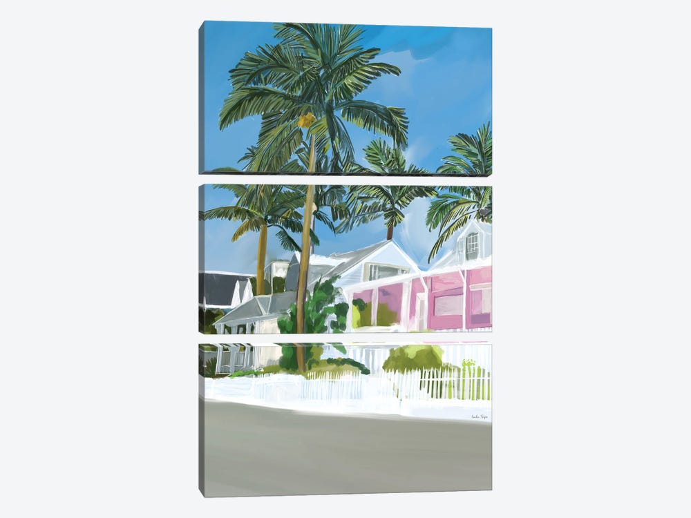 Palmtree Overlook by Amelia Noyes 3-piece Canvas Art