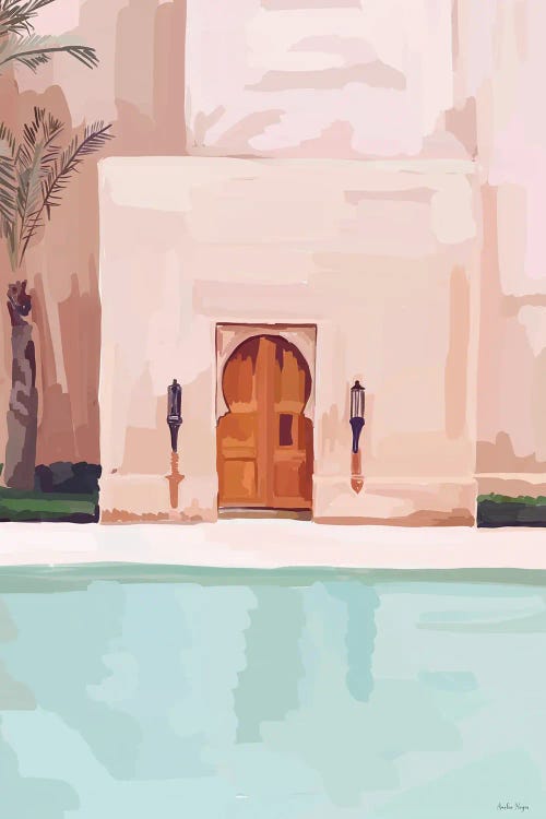 Pink Hotel by Amelia Noyes wall art