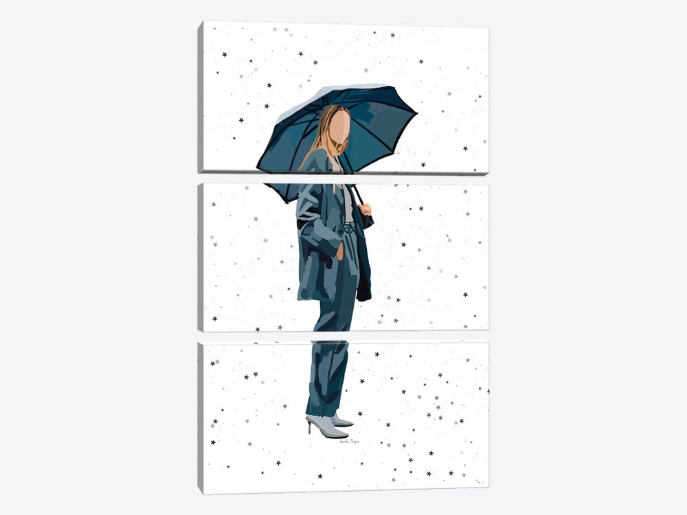 Raining Stars by Amelia Noyes 3-piece Canvas Art