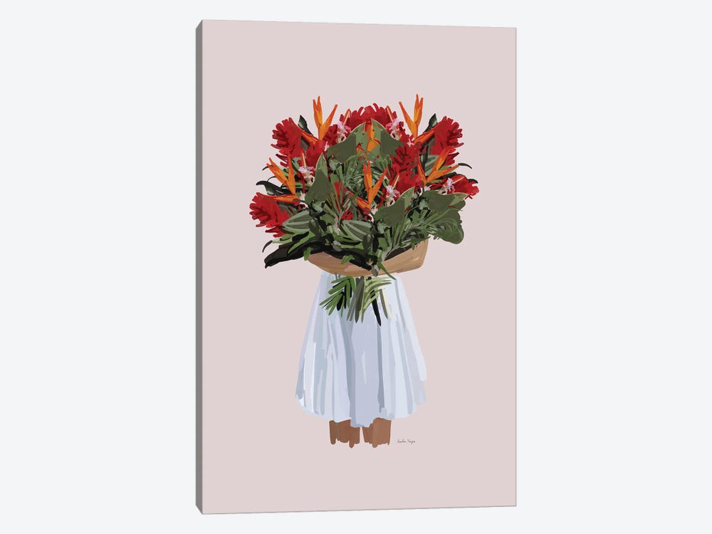 Red Flowers by Amelia Noyes 1-piece Canvas Wall Art