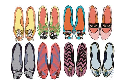Shoes Canvas Art Print by Amelia Noyes iCanvas