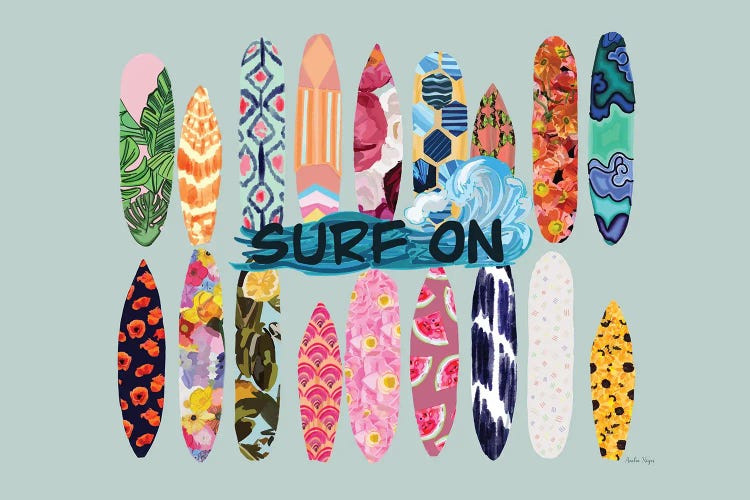 Surfs On by Amelia Noyes wall art