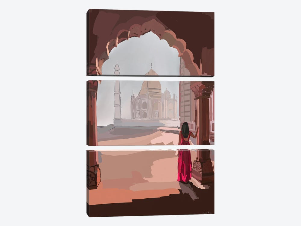 Taj Mahal by Amelia Noyes 3-piece Art Print