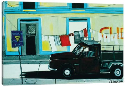 Cuban Corner Canvas Art Print - Nigel Perreira