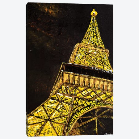 Eiffel Tower Canvas Print #NPE12} by Nigel Perreira Canvas Art Print