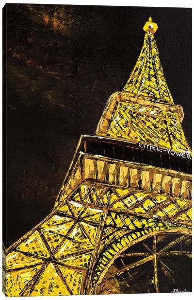 Eiffel Tower Canvas Art Print - Nigel Perreira