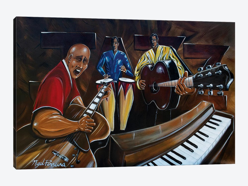 Jazz Band by Nigel Perreira 1-piece Canvas Artwork