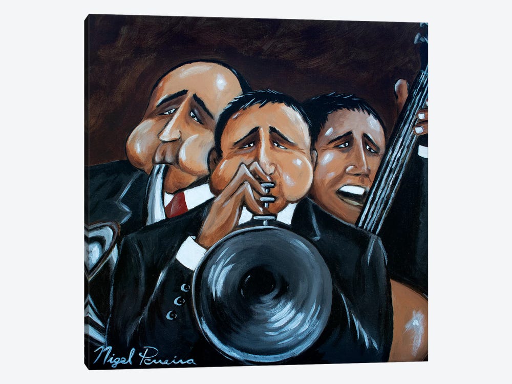 Jazz Trio by Nigel Perreira 1-piece Art Print