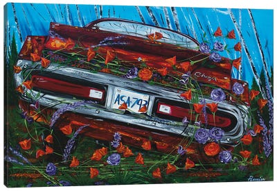 Abandoned Charger Canvas Art Print - Nigel Perreira