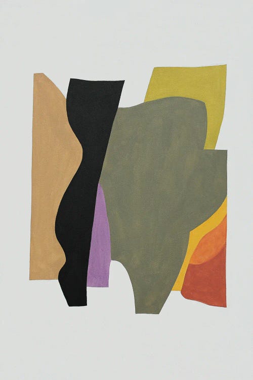 Composition With Smoky Green