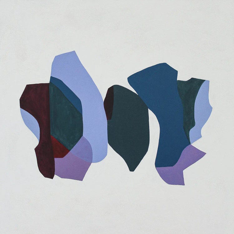 Composition With Dark Teal