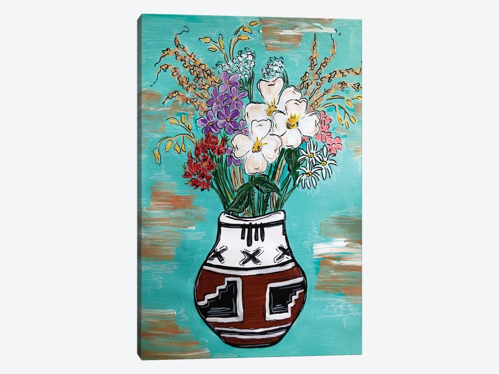 Colorado Wildflowers by Nicoleta Paints 1-piece Canvas Art Print
