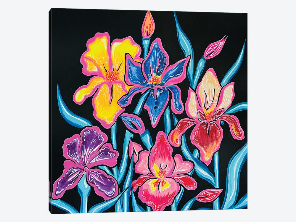 Iris Garden by Nicoleta Paints 1-piece Art Print