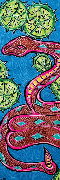 Rattlesnake Blue by Nicoleta Paints wall art