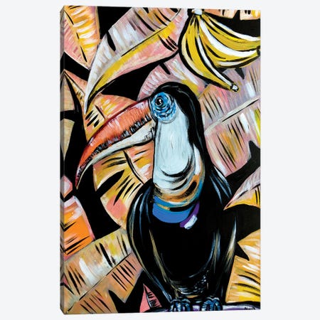Toucan Canvas Print #NPN32} by Nicoleta Paints Canvas Artwork