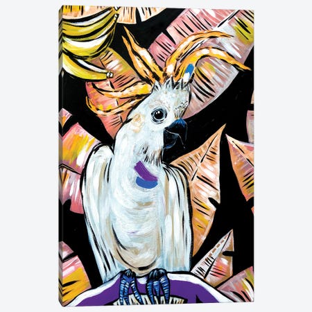 Parakeet Canvas Print #NPN33} by Nicoleta Paints Canvas Art