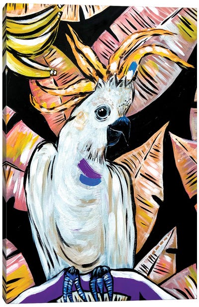 Parakeet Canvas Art Print - Nicoleta Paints