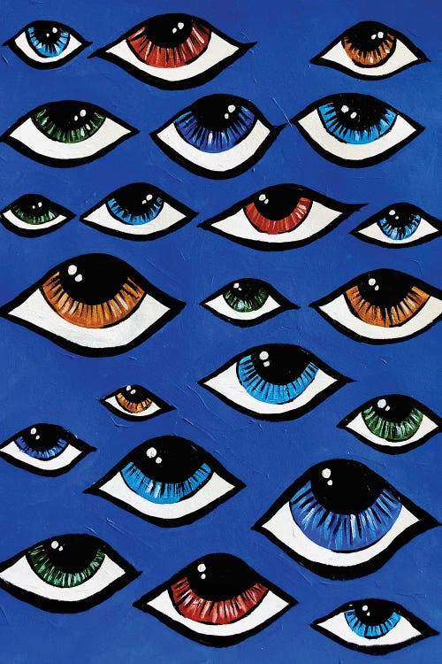 All Seeing Eyes by Nicoleta Paints wall art