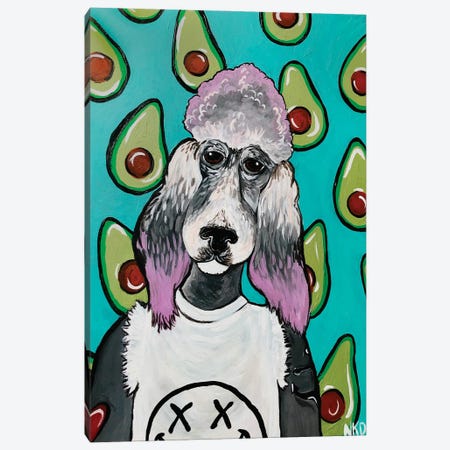 Avocados And Nirvana Canvas Print #NPN3} by Nicoleta Paints Canvas Wall Art
