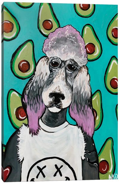Avocados And Nirvana Canvas Art Print - Nicoleta Paints