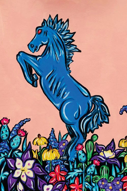 Blucifer Among The Colorado Wildflowers