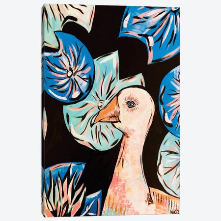 Goose Canvas Print #NPN53} by Nicoleta Paints Canvas Wall Art